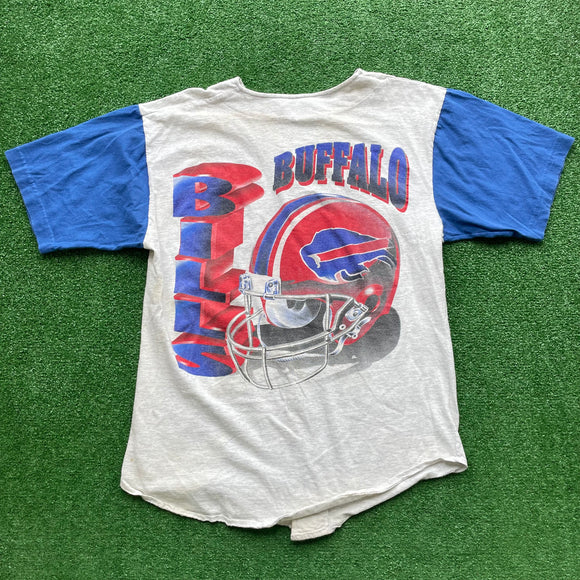 Vintage Buffalo Bills Baseball Shirt Size L