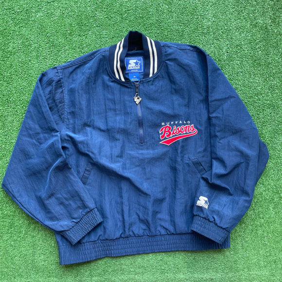 Vintage Buffalo Bisons Starter Windbreaker Size M