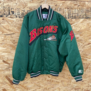 Vintage Buffalo Bisons Satin Starter Jacket Size XL