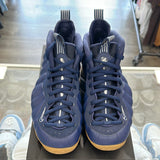 Nike Navy Gum Bottom Foamposite Size 7.5