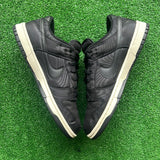 Nike Black Canvas Dunk Low Size 10