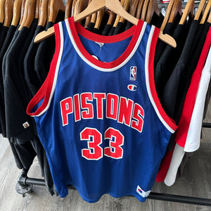 Vintage Detroit Pistons Grant Hill Champion Jersey Size XL