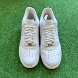 Nike White Air Force 1s Size 12