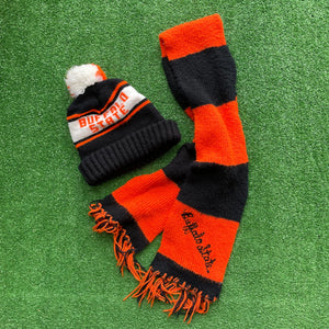 Vintage Buffalo State College Hat and Scarf