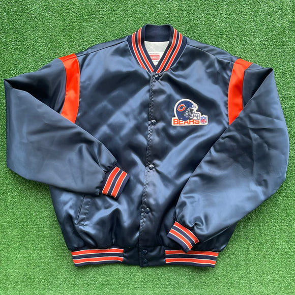Vintage Chicago Bears Satin Jacket Size L