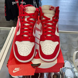 Nike University Red Dunk His Size 8