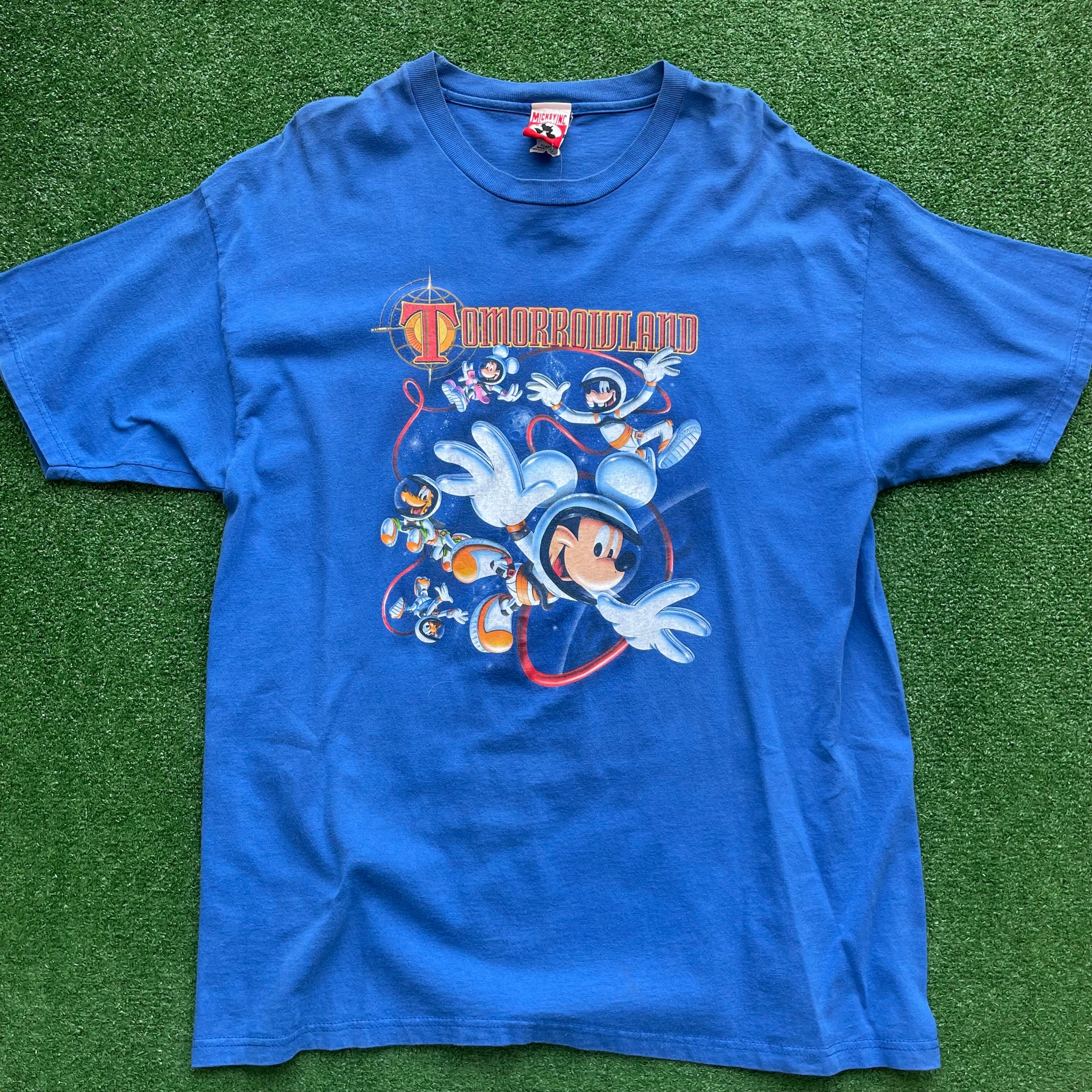 MICKEY MOUSE / Tシャツ/XL/コットン/NVY/90s/TOMORROWLAND Vintage Disney Tomorrowland Tee Size XL – My Cuzin Vintage