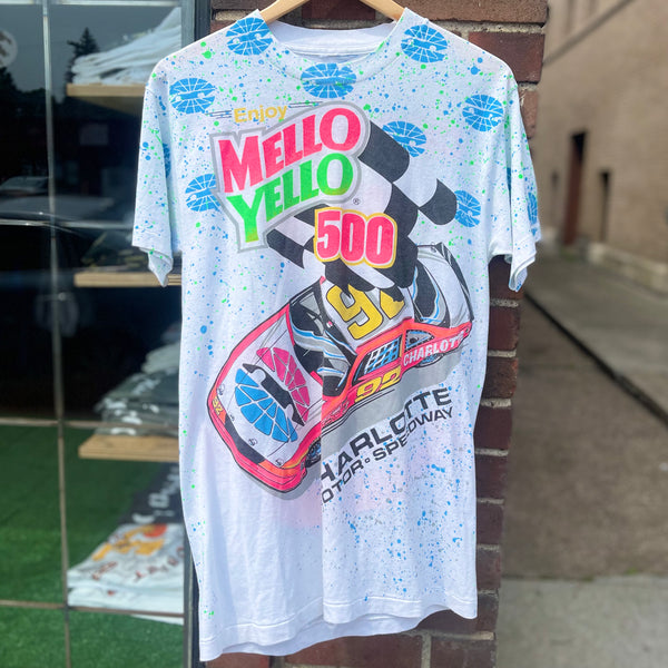 洋楽 Phil Mellow Mood 1995 Original mega rare Vintage NASCAR Mello Yello Tee Size M – My Cuzin Vintage