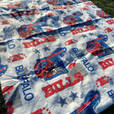 Vintage Buffalo Bills Bed Blanket
