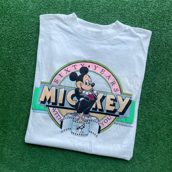 Vintage 1987 Mickey Mouse Disney Tee Size XL