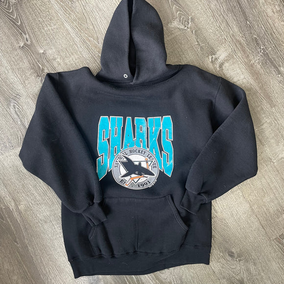 Vintage San Jose Sharks Hoodie Size XL