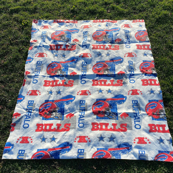 Vintage Buffalo Bills Bed Blanket