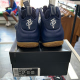 Nike Navy Gum Bottom Foamposite Size 7.5