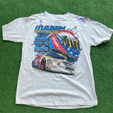 Vintage NASCAR Mark Martin Man On A Mission Tee Size XL