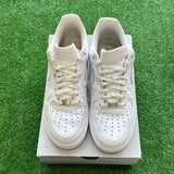 Nike White Air Force 1s Size 10