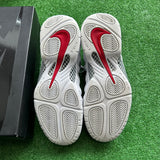 Nike White Black University Red Foamposite Size 10.5