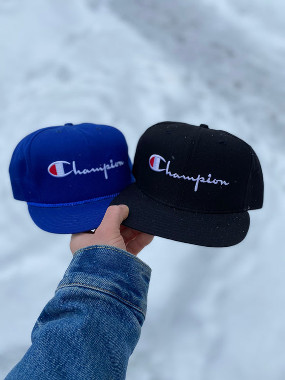 Vintage Champion Snapback Hat