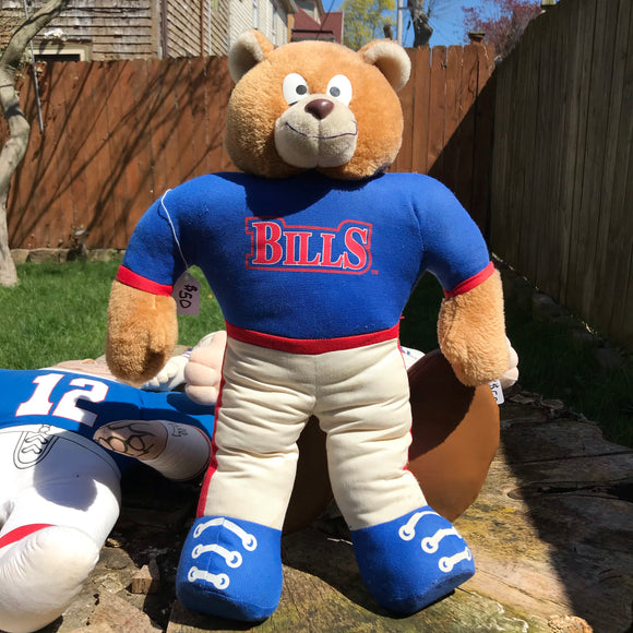 Vintage Buffalo Bills Stuffed Bear