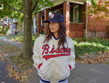Vintage Buffalo Bisons Satin Jacket Size XL