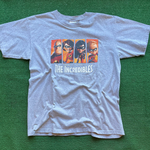 Vintage The Incredibles Pixar Tee Size L