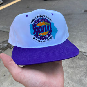 Vintage Super Bowl XXVIII Snapback Hat Buffalo