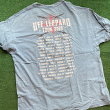 Vintage Def Leppard 2018 Tour Tee Size XL