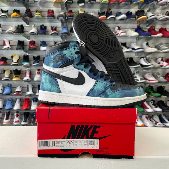 Jordan Tie Dye 1s Size 7W/5.5M