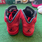 Jordan Red Suede 5s Size 13