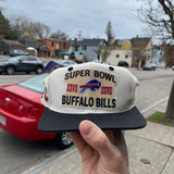 Vintage Buffalo Bills Super Bowl XXVII Snapback Hat
