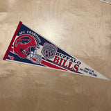 Vintage Buffalo Bills Super Bowl XXV Pennant