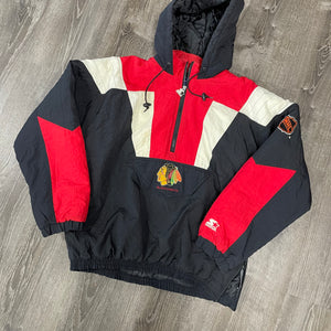 Vintage Chicago Blackhawks Starter Jacket Size XL