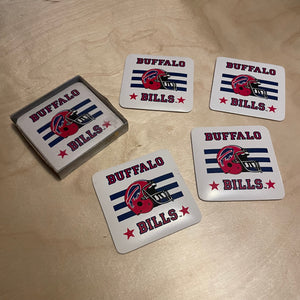 Vintage Buffalo Bills Coasters
