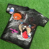 Vintage Space Jam Taz Tee Size Youth L