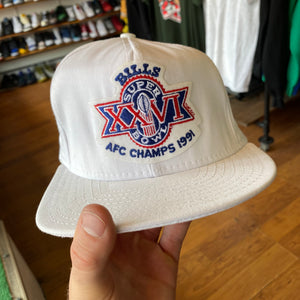Vintage Buffalo Bills Super Bowl XXVI Snapback Hat