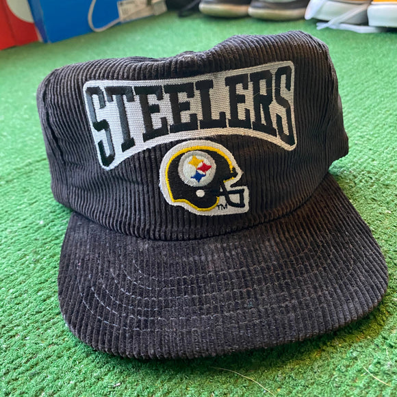Vintage Pittsburgh Steelers Corduroy Snapback Hat