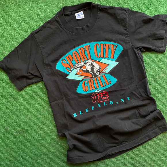 Vintage Buffalo Sports City Grill Tee Size M