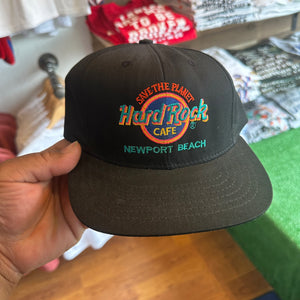 Vintage Hard Rock Cafe Newport Beach SnapBack Hat