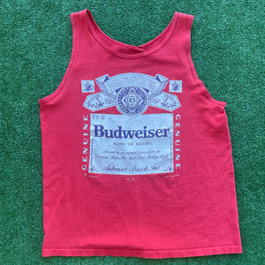 Vintage Budweiser Tank top Size M/L