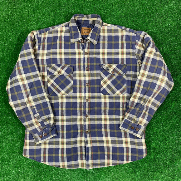 Vintage Quilted Flannel Size XL