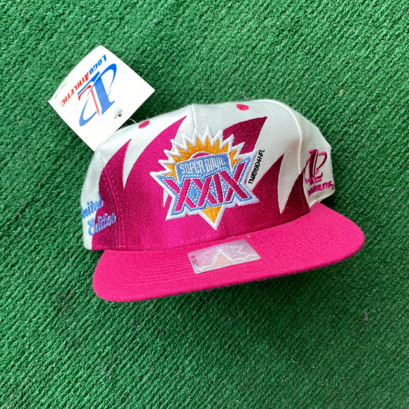 Vintage Logo Athletic Super Bowl XXIX Sharktooth Snapback Hat