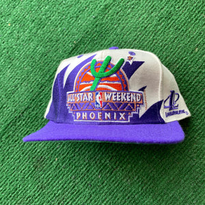 Vintage Logo Athletic NBA All Star Sharktooth Snapback Hat