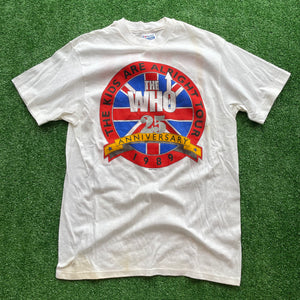 Vintage The Who 1989 Tour Tee Size L