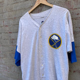 Vintage Buffalo Sabres Baseball Jersey