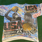 Vintage USA Dream Team Gold Rush Tee Size XL