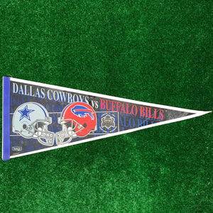 vintage buffalo bills pennant